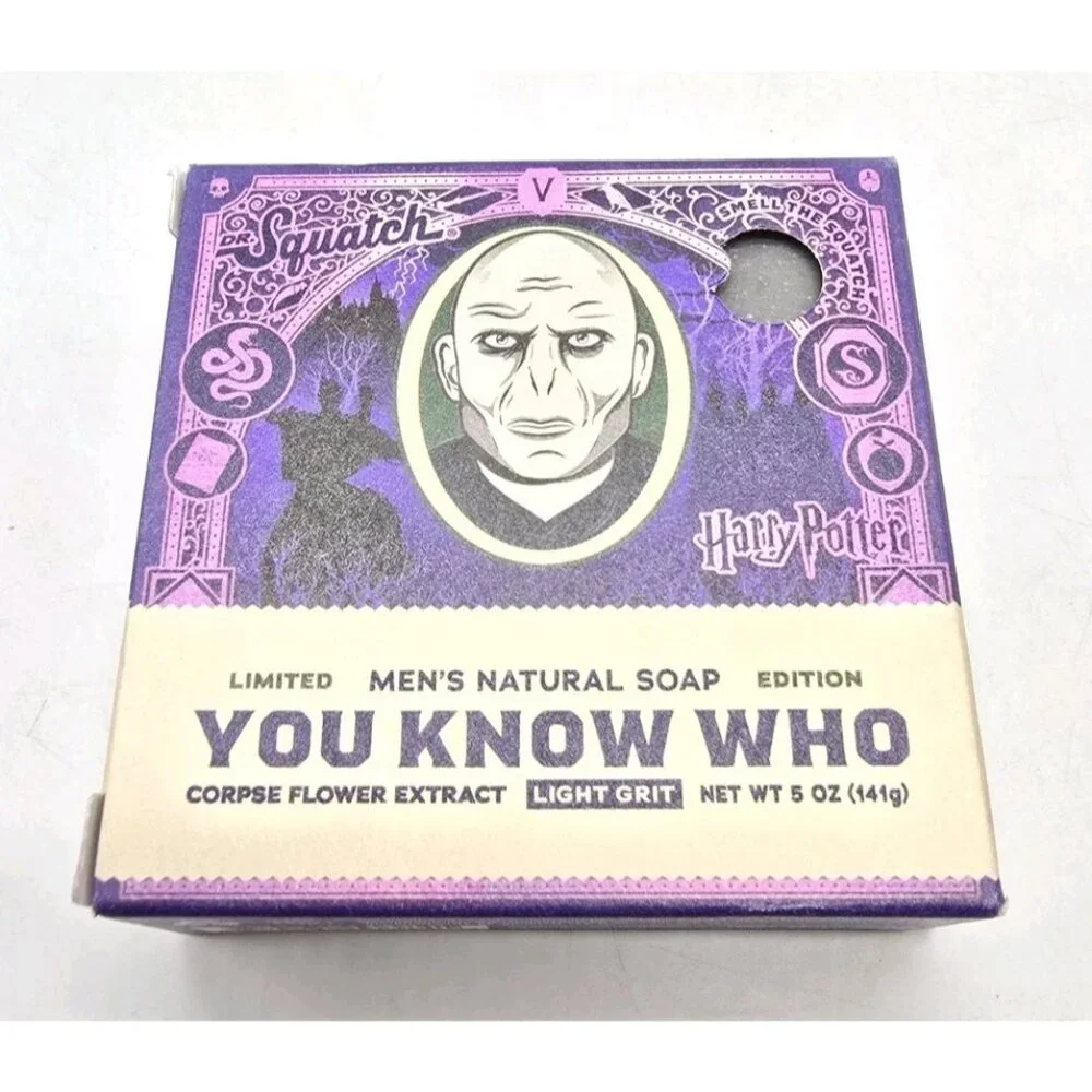 Dr Squatch Harry Potter YOU KNOW WHO Limited Edition Men's Natural Soap Lot of 4